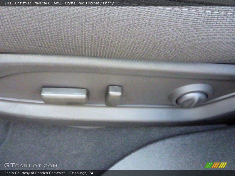 Crystal Red Tintcoat / Ebony 2013 Chevrolet Traverse LT AWD