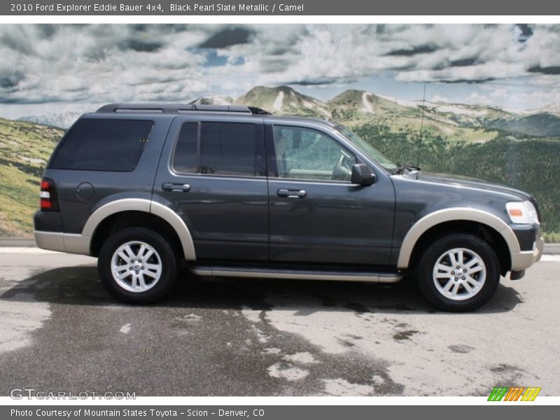Black Pearl Slate Metallic / Camel 2010 Ford Explorer Eddie Bauer 4x4