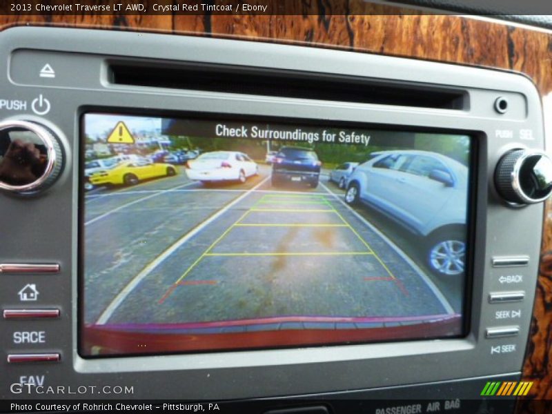 Crystal Red Tintcoat / Ebony 2013 Chevrolet Traverse LT AWD