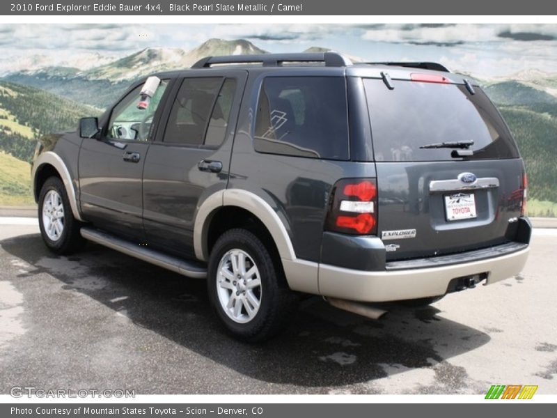 Black Pearl Slate Metallic / Camel 2010 Ford Explorer Eddie Bauer 4x4