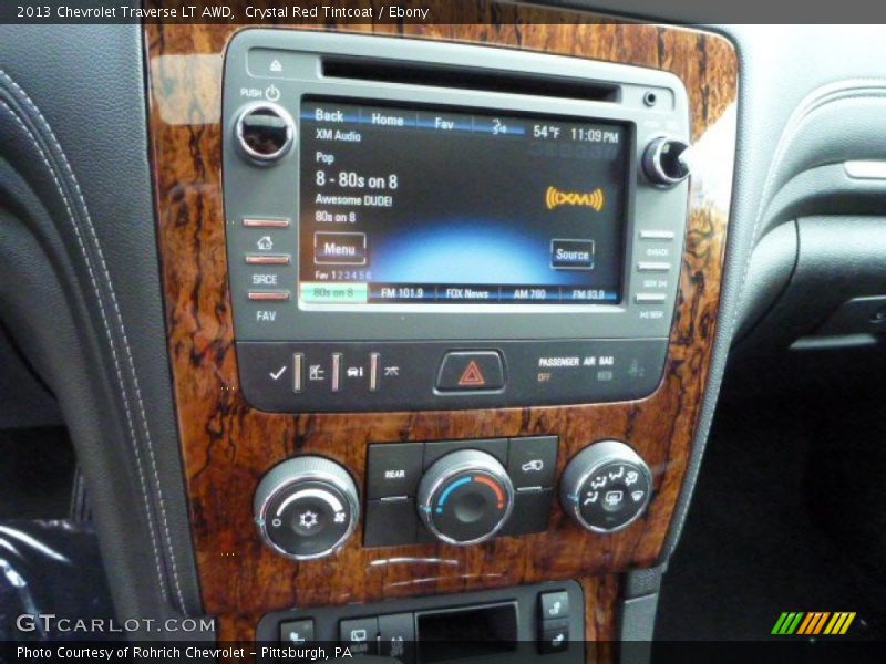 Controls of 2013 Traverse LT AWD