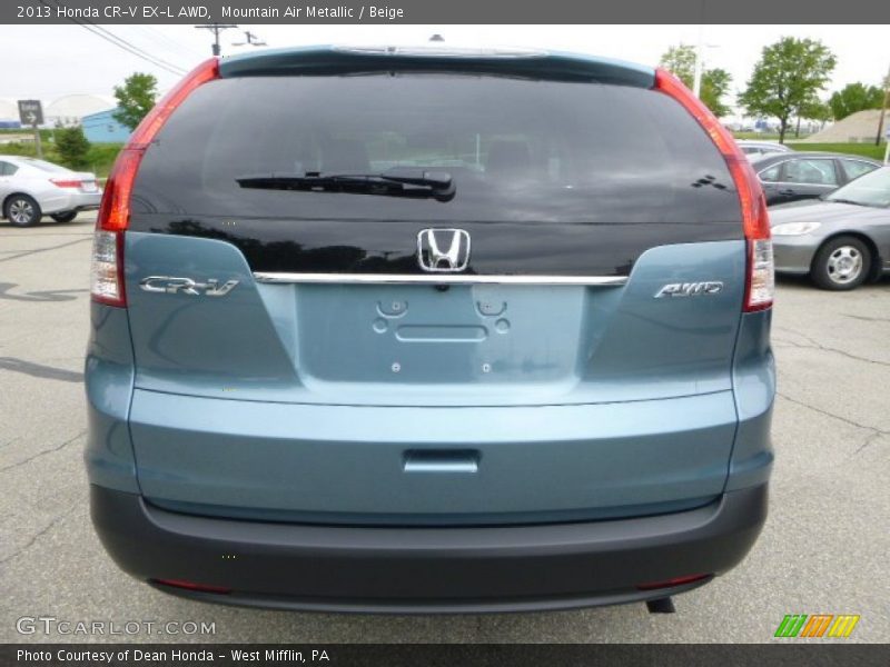 Mountain Air Metallic / Beige 2013 Honda CR-V EX-L AWD