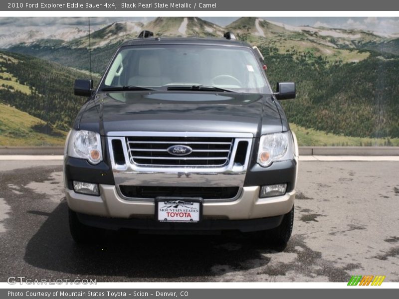 Black Pearl Slate Metallic / Camel 2010 Ford Explorer Eddie Bauer 4x4
