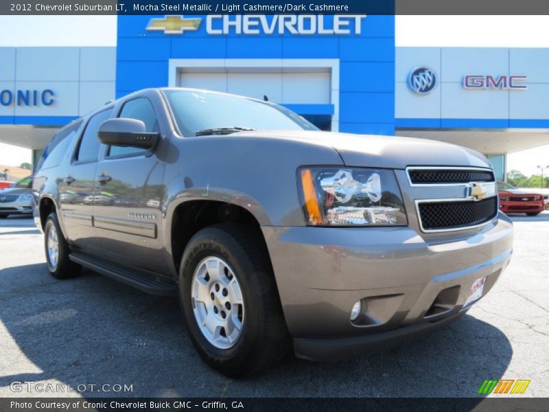 Mocha Steel Metallic / Light Cashmere/Dark Cashmere 2012 Chevrolet Suburban LT