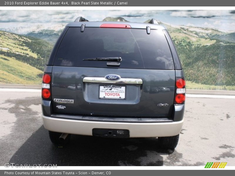 Black Pearl Slate Metallic / Camel 2010 Ford Explorer Eddie Bauer 4x4