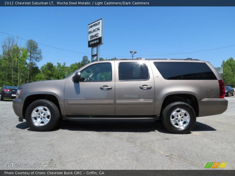 Mocha Steel Metallic / Light Cashmere/Dark Cashmere 2012 Chevrolet Suburban LT