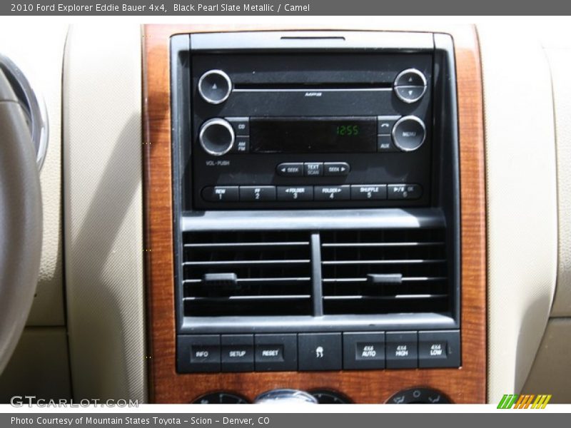 Black Pearl Slate Metallic / Camel 2010 Ford Explorer Eddie Bauer 4x4