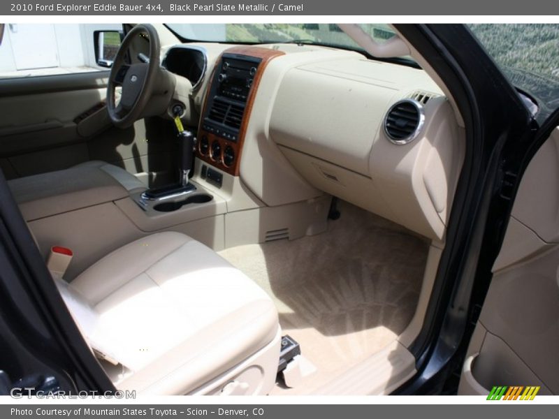 Black Pearl Slate Metallic / Camel 2010 Ford Explorer Eddie Bauer 4x4