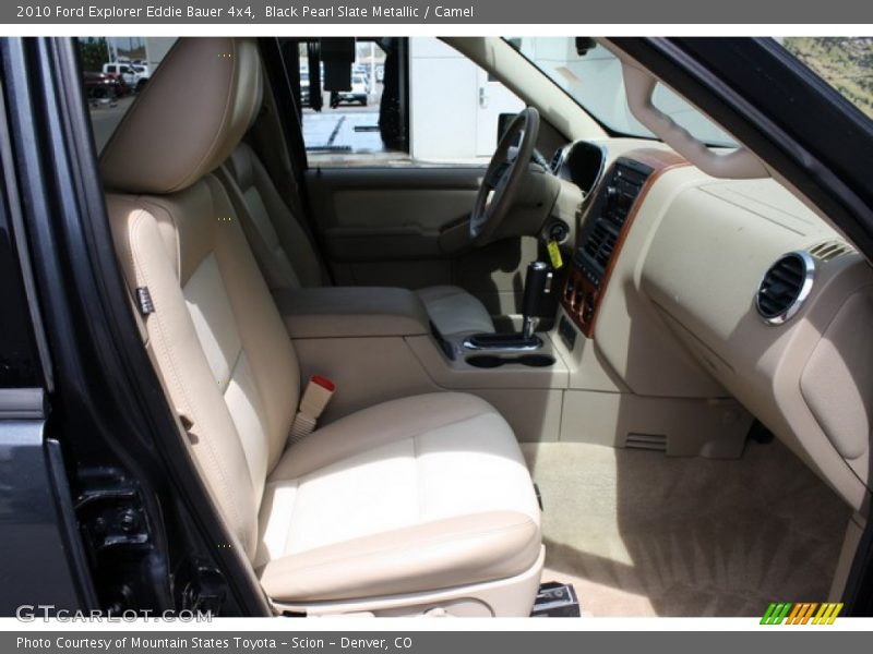 Black Pearl Slate Metallic / Camel 2010 Ford Explorer Eddie Bauer 4x4