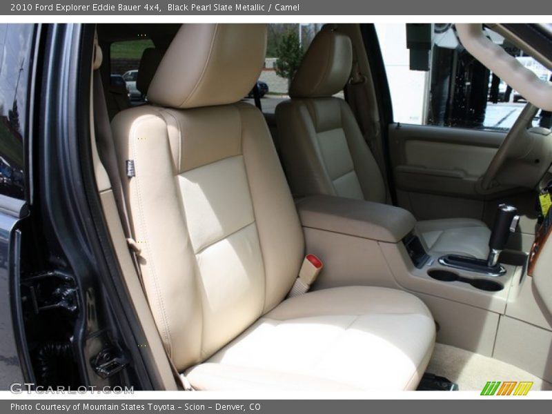 Black Pearl Slate Metallic / Camel 2010 Ford Explorer Eddie Bauer 4x4