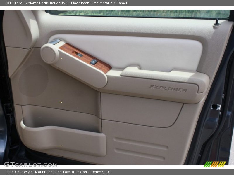 Black Pearl Slate Metallic / Camel 2010 Ford Explorer Eddie Bauer 4x4