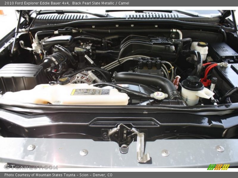 Black Pearl Slate Metallic / Camel 2010 Ford Explorer Eddie Bauer 4x4