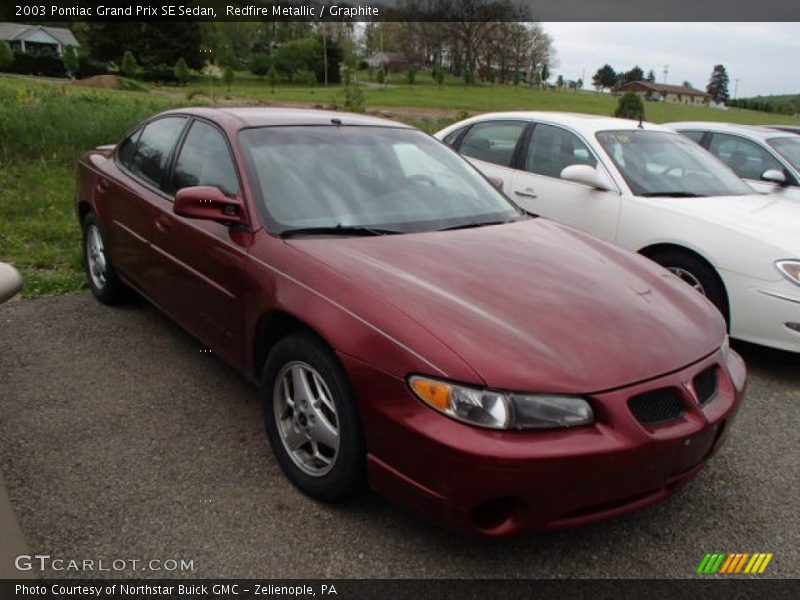 Redfire Metallic / Graphite 2003 Pontiac Grand Prix SE Sedan