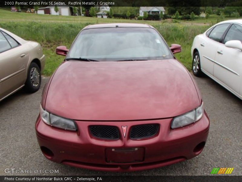 Redfire Metallic / Graphite 2003 Pontiac Grand Prix SE Sedan