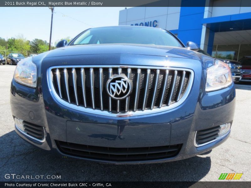 Majestic Blue Metallic / Ebony 2011 Buick Regal CXL