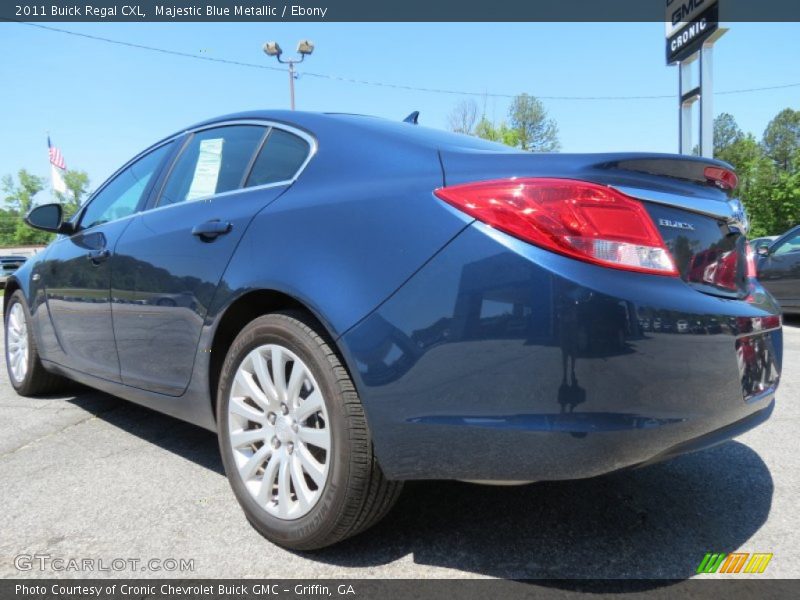 Majestic Blue Metallic / Ebony 2011 Buick Regal CXL