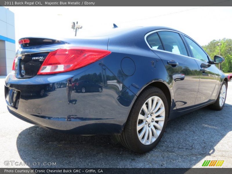 Majestic Blue Metallic / Ebony 2011 Buick Regal CXL
