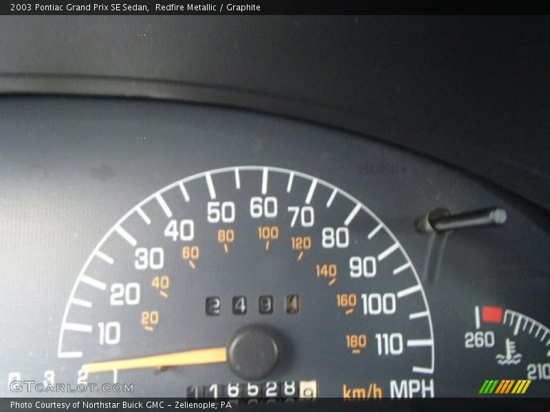 Redfire Metallic / Graphite 2003 Pontiac Grand Prix SE Sedan