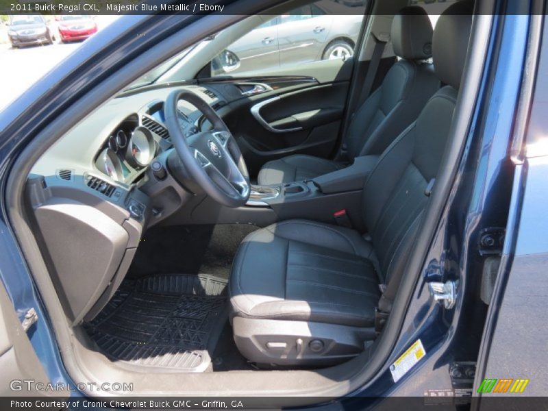Majestic Blue Metallic / Ebony 2011 Buick Regal CXL