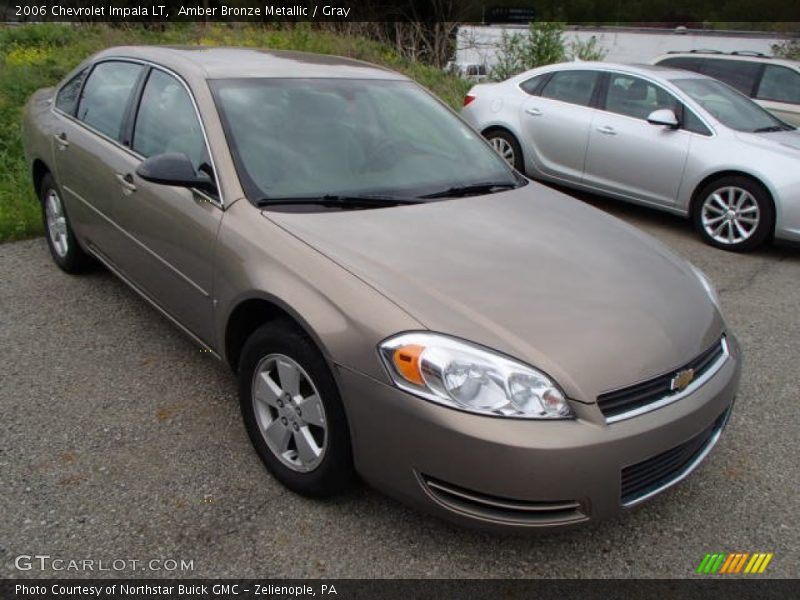 Amber Bronze Metallic / Gray 2006 Chevrolet Impala LT