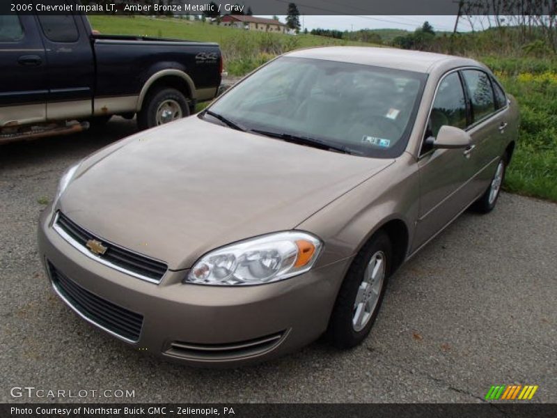 Amber Bronze Metallic / Gray 2006 Chevrolet Impala LT