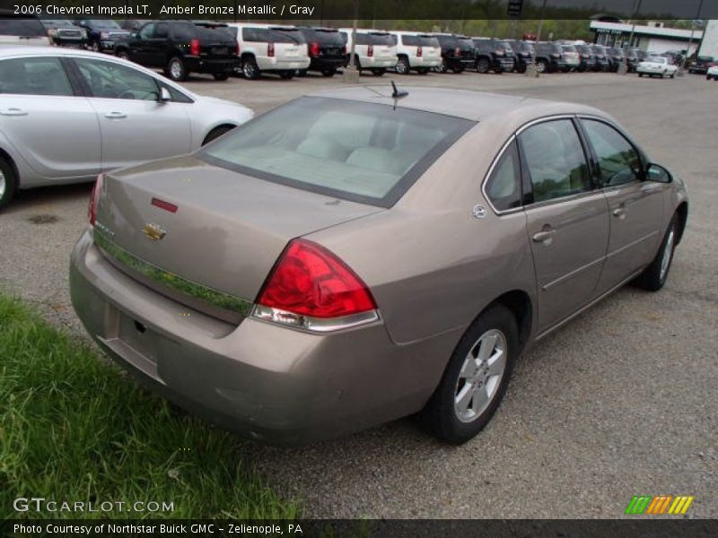 Amber Bronze Metallic / Gray 2006 Chevrolet Impala LT