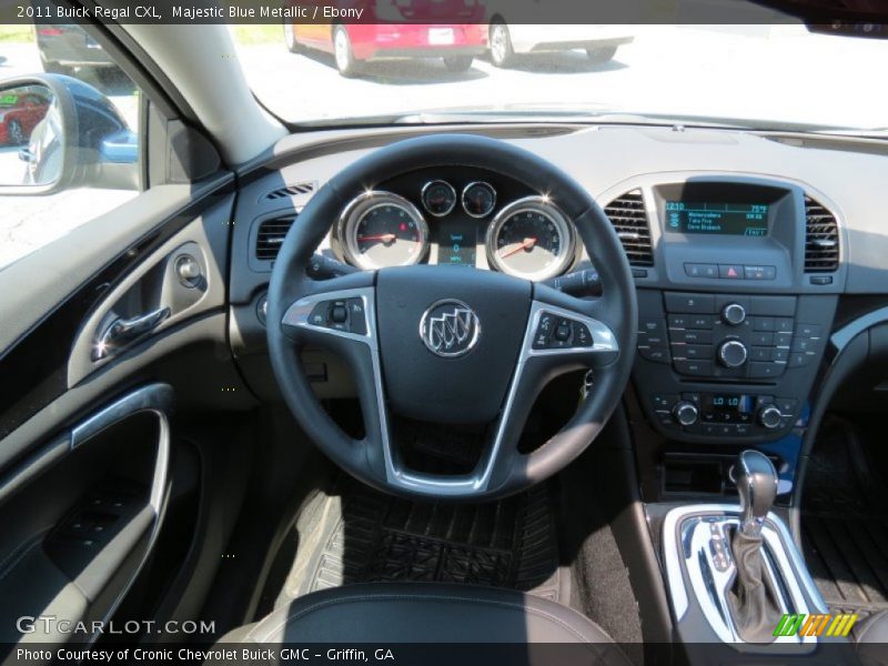 Majestic Blue Metallic / Ebony 2011 Buick Regal CXL