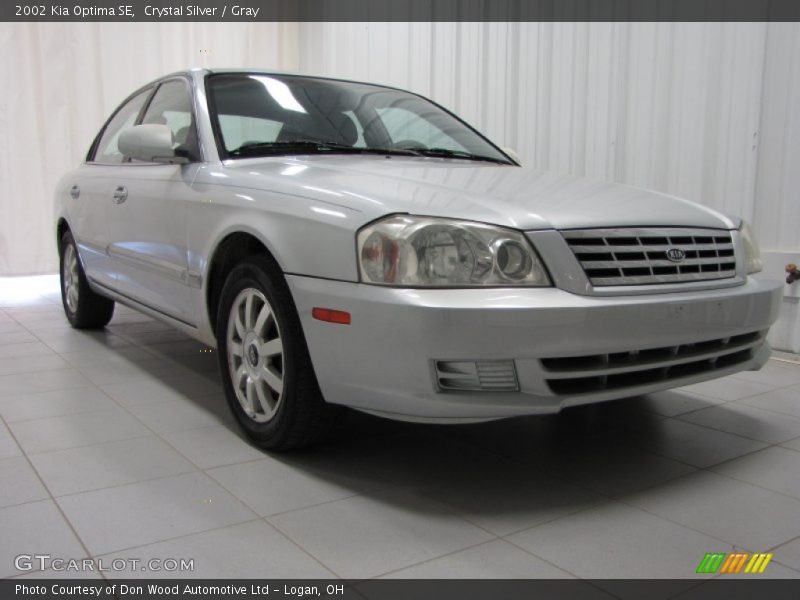 Crystal Silver / Gray 2002 Kia Optima SE