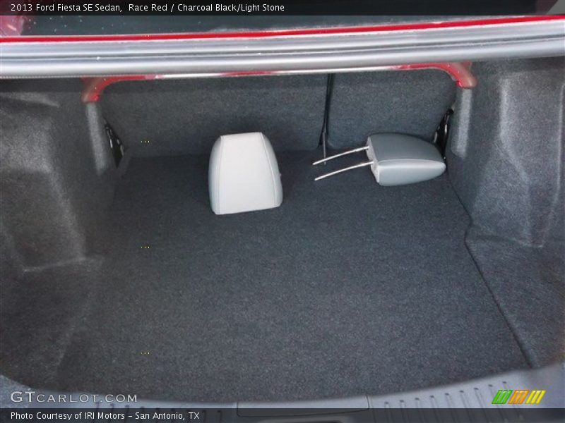 Race Red / Charcoal Black/Light Stone 2013 Ford Fiesta SE Sedan