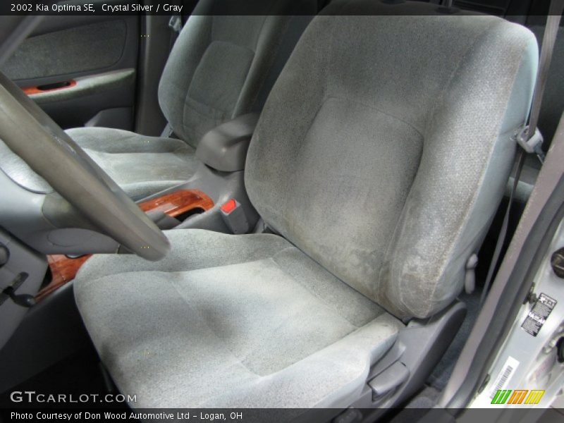 Crystal Silver / Gray 2002 Kia Optima SE