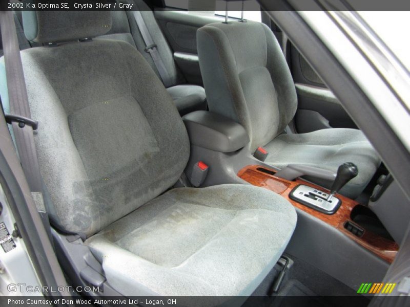 Crystal Silver / Gray 2002 Kia Optima SE
