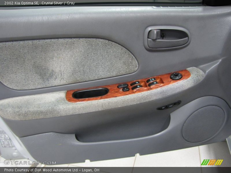 Crystal Silver / Gray 2002 Kia Optima SE