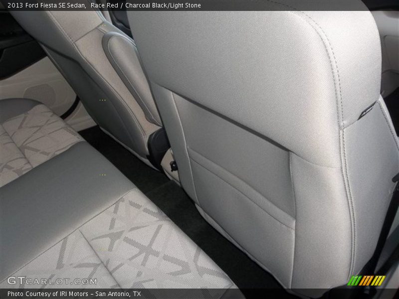 Race Red / Charcoal Black/Light Stone 2013 Ford Fiesta SE Sedan