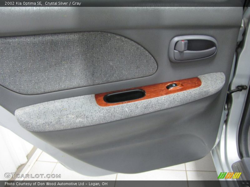 Crystal Silver / Gray 2002 Kia Optima SE