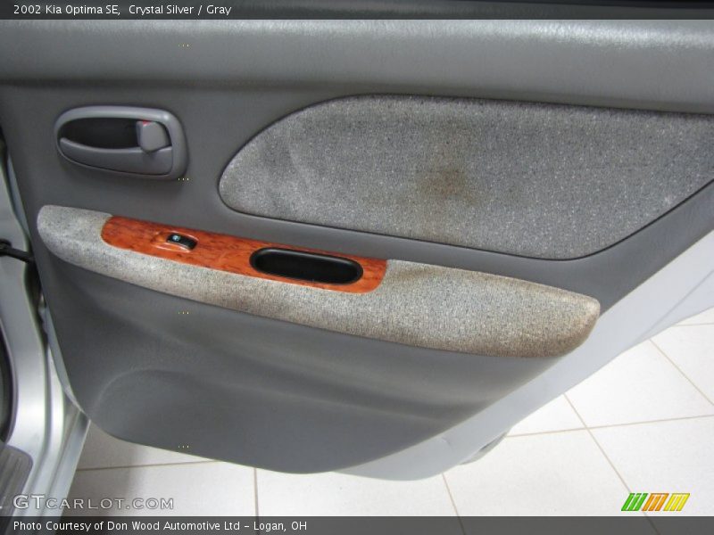 Crystal Silver / Gray 2002 Kia Optima SE