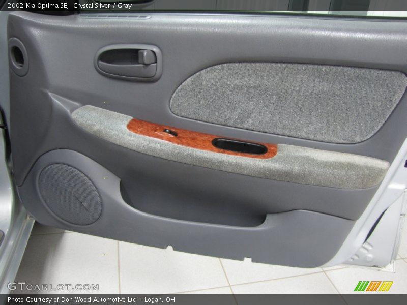 Crystal Silver / Gray 2002 Kia Optima SE