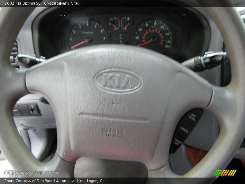 Crystal Silver / Gray 2002 Kia Optima SE