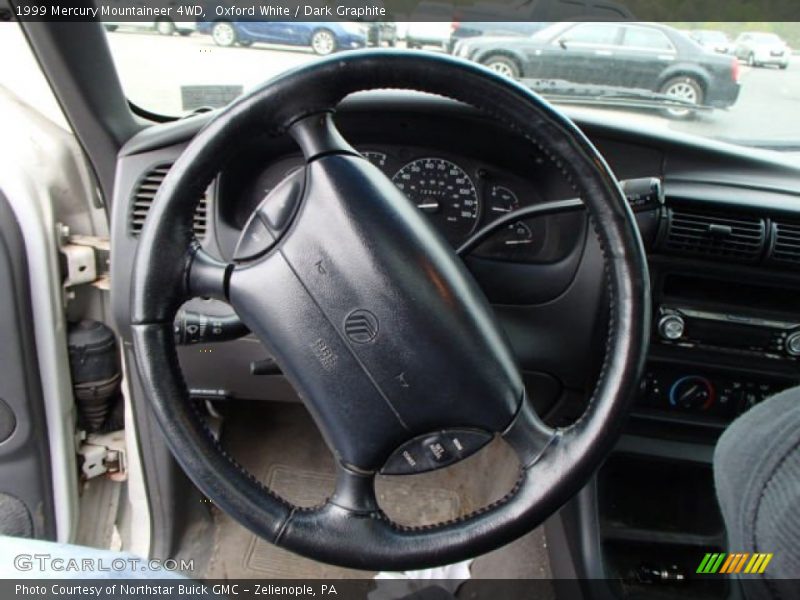 Oxford White / Dark Graphite 1999 Mercury Mountaineer 4WD