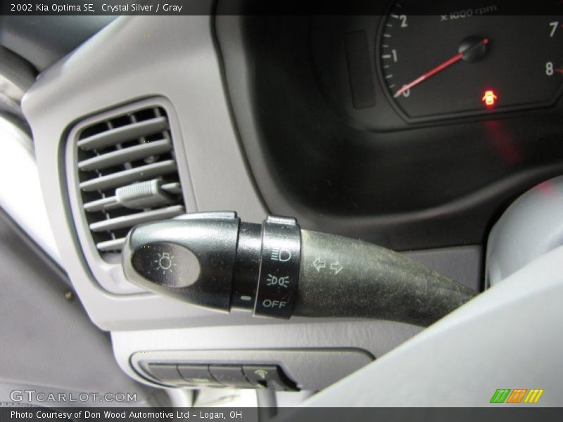 Crystal Silver / Gray 2002 Kia Optima SE