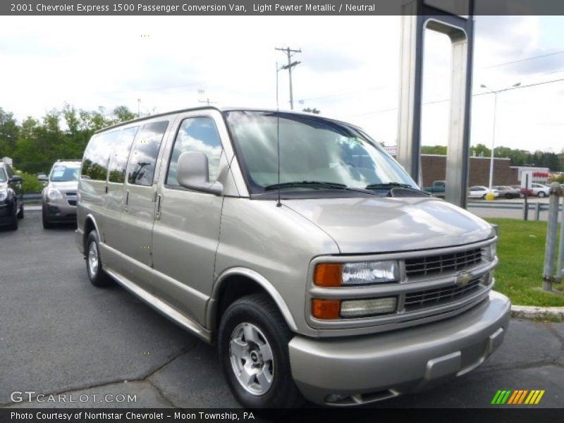 Light Pewter Metallic / Neutral 2001 Chevrolet Express 1500 Passenger Conversion Van