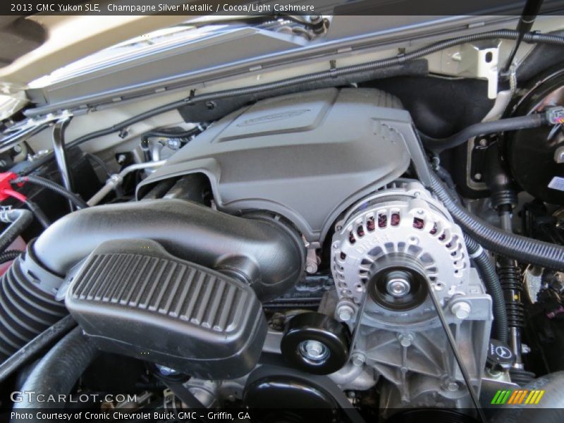 Champagne Silver Metallic / Cocoa/Light Cashmere 2013 GMC Yukon SLE