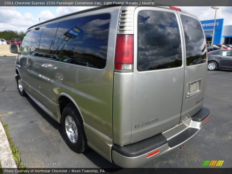 Light Pewter Metallic / Neutral 2001 Chevrolet Express 1500 Passenger Conversion Van