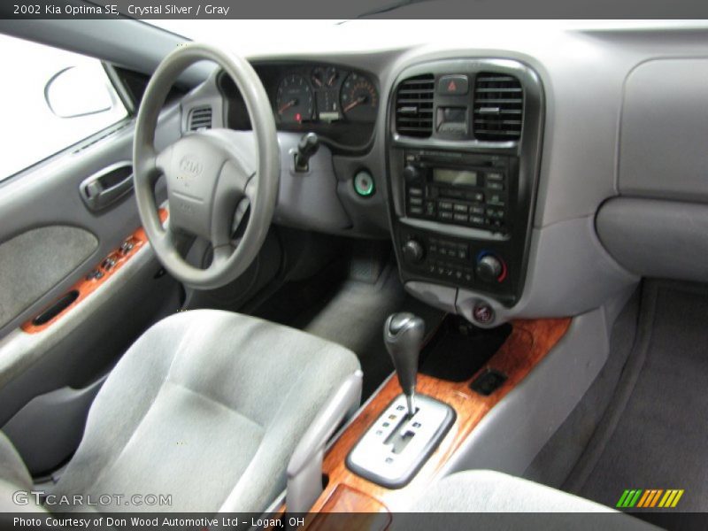Crystal Silver / Gray 2002 Kia Optima SE