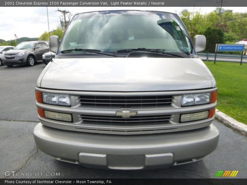 Light Pewter Metallic / Neutral 2001 Chevrolet Express 1500 Passenger Conversion Van