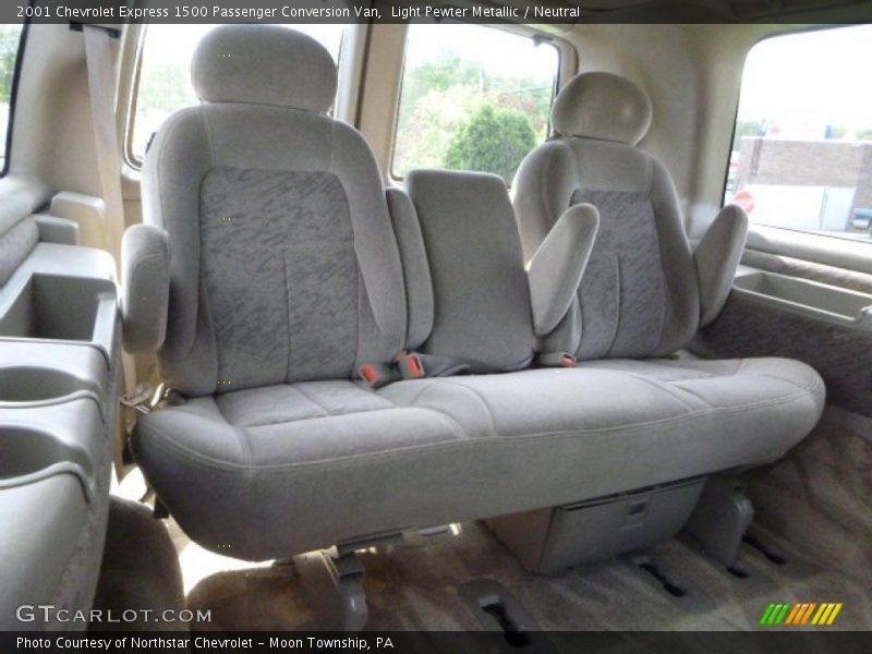 Light Pewter Metallic / Neutral 2001 Chevrolet Express 1500 Passenger Conversion Van