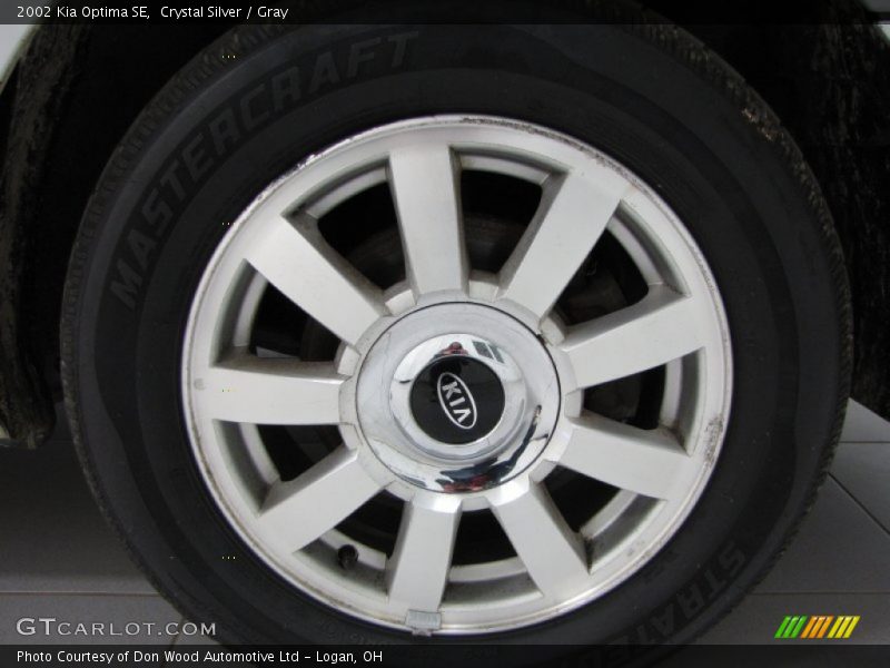 Crystal Silver / Gray 2002 Kia Optima SE
