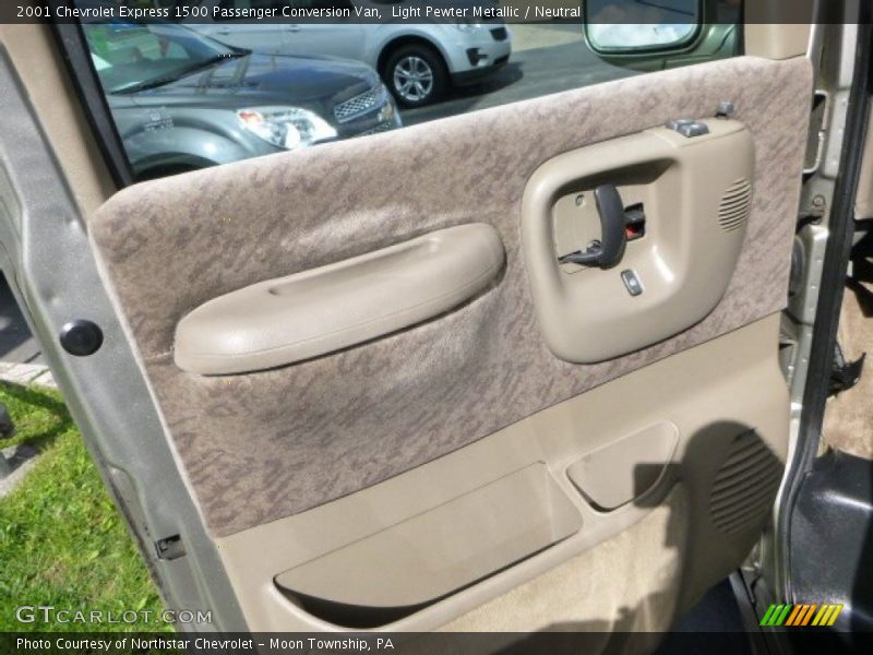 Light Pewter Metallic / Neutral 2001 Chevrolet Express 1500 Passenger Conversion Van