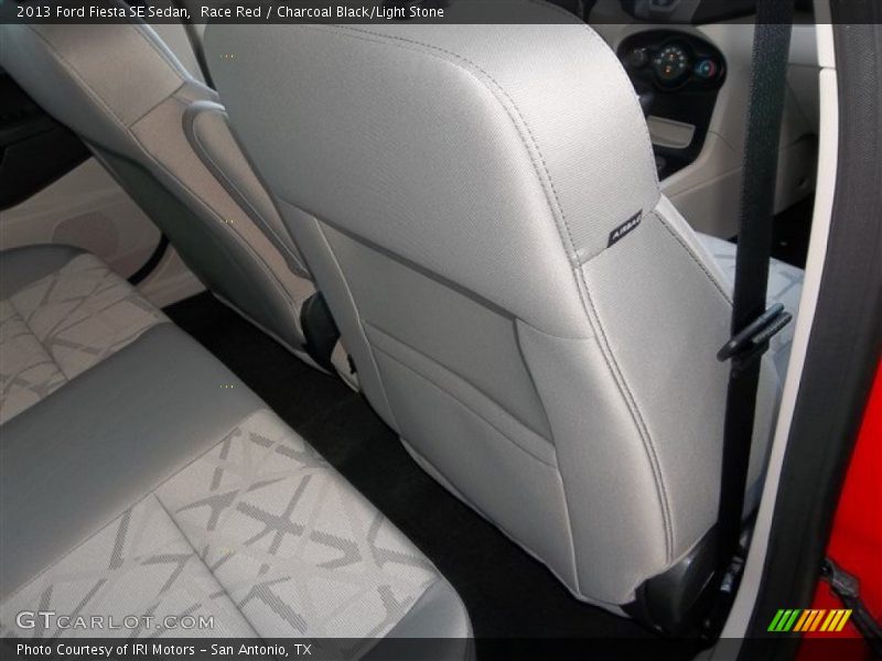 Race Red / Charcoal Black/Light Stone 2013 Ford Fiesta SE Sedan