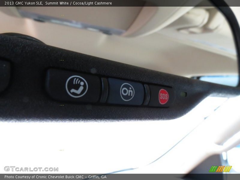 Summit White / Cocoa/Light Cashmere 2013 GMC Yukon SLE