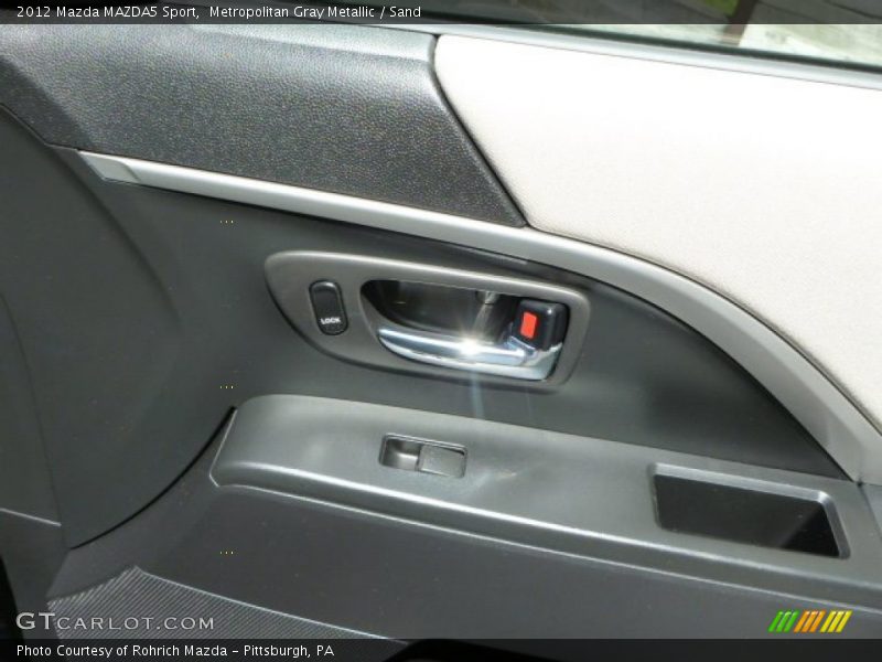 Metropolitan Gray Metallic / Sand 2012 Mazda MAZDA5 Sport